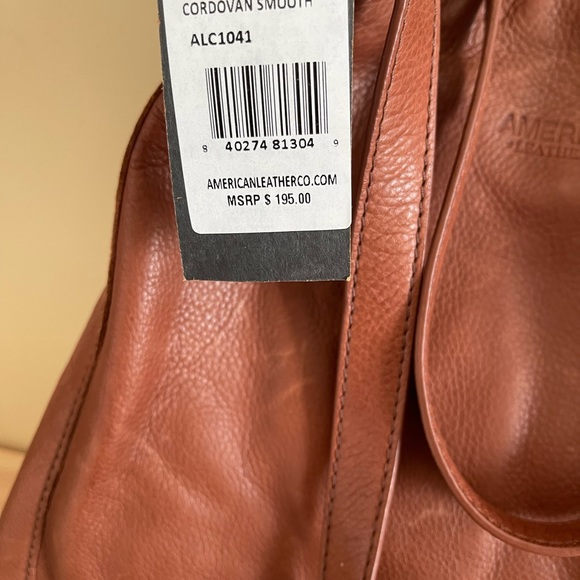 NWT American Leather Co Liberty Shopper Cordovan Smooth ALC1041 MSRP 195.00 - Picture 6 of 9